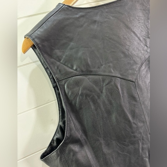 Scully Genuine Leather Western Vest Black - Picture 9 of 11